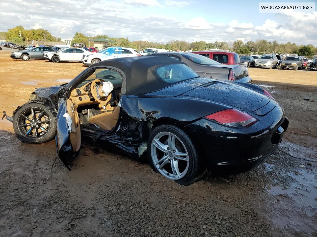 2010 Porsche Boxster VIN: WP0CA2A86AU710637 Lot: 79561354