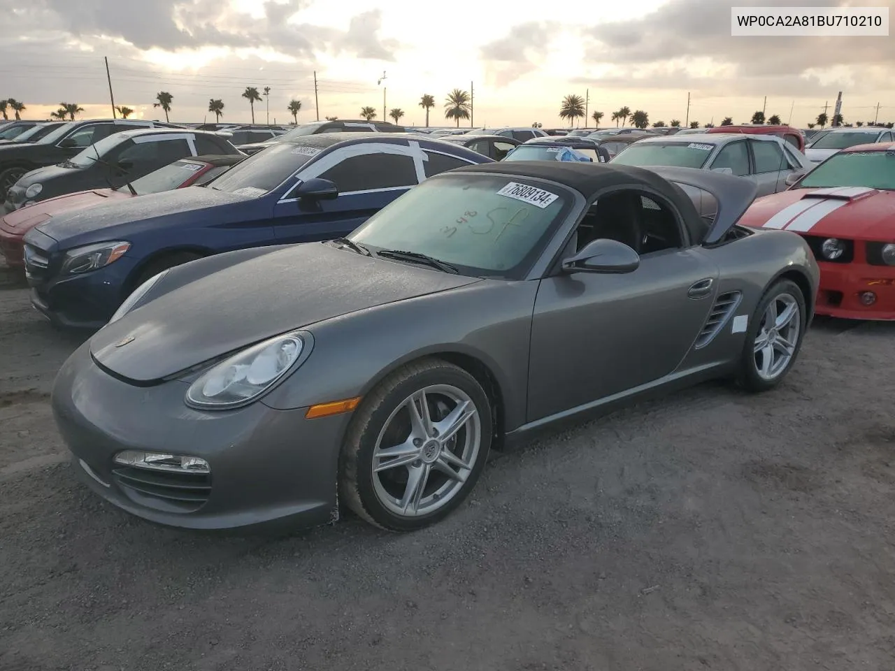 2011 Porsche Boxster VIN: WP0CA2A81BU710210 Lot: 76809134