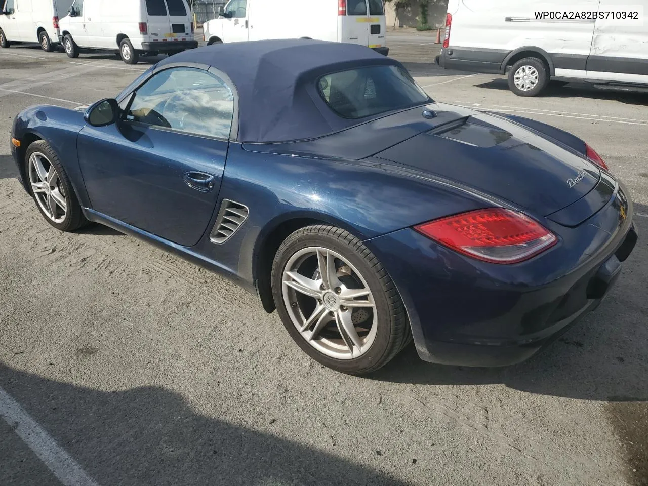 2011 Porsche Boxster VIN: WP0CA2A82BS710342 Lot: 78186054