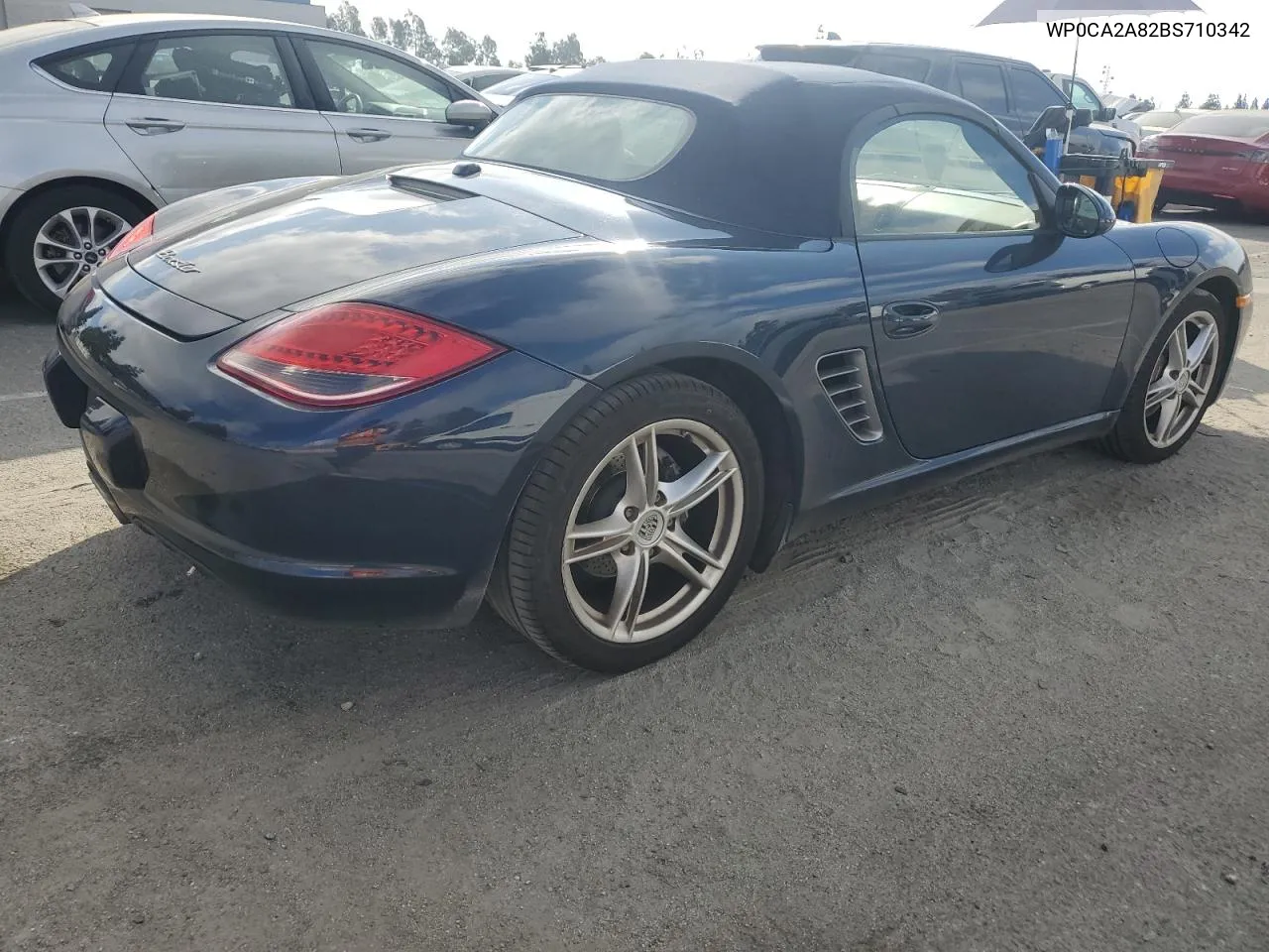 2011 Porsche Boxster VIN: WP0CA2A82BS710342 Lot: 78186054