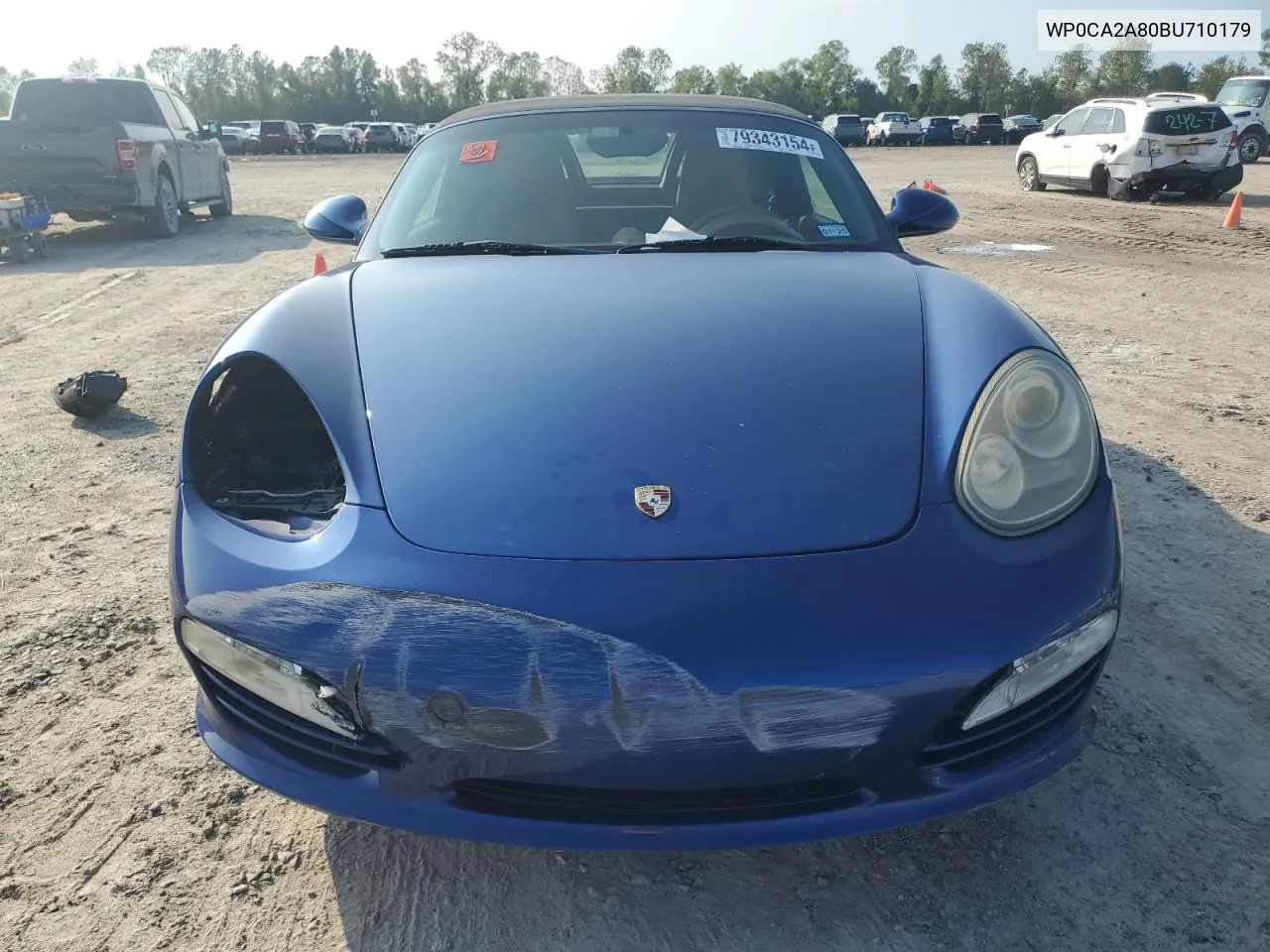 2011 Porsche Boxster VIN: WP0CA2A80BU710179 Lot: 79343154