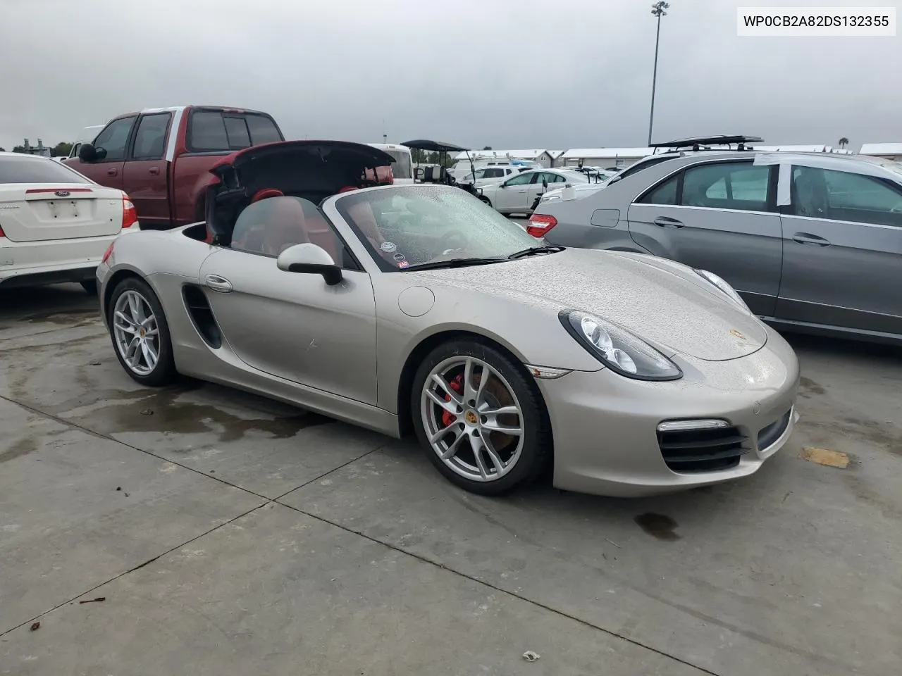 2013 Porsche Boxster S VIN: WP0CB2A82DS132355 Lot: 74859104