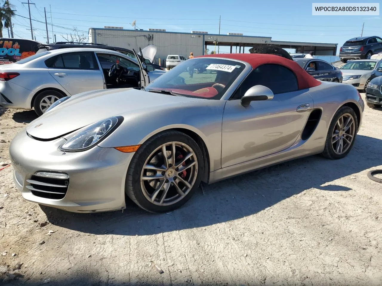 2013 Porsche Boxster S VIN: WP0CB2A80DS132340 Lot: 77464374