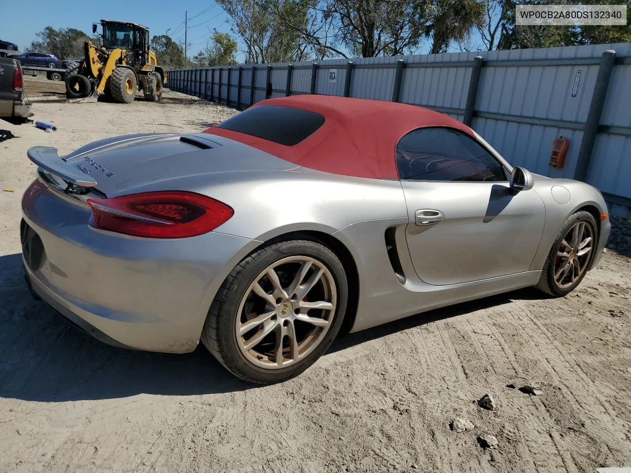 2013 Porsche Boxster S VIN: WP0CB2A80DS132340 Lot: 77464374