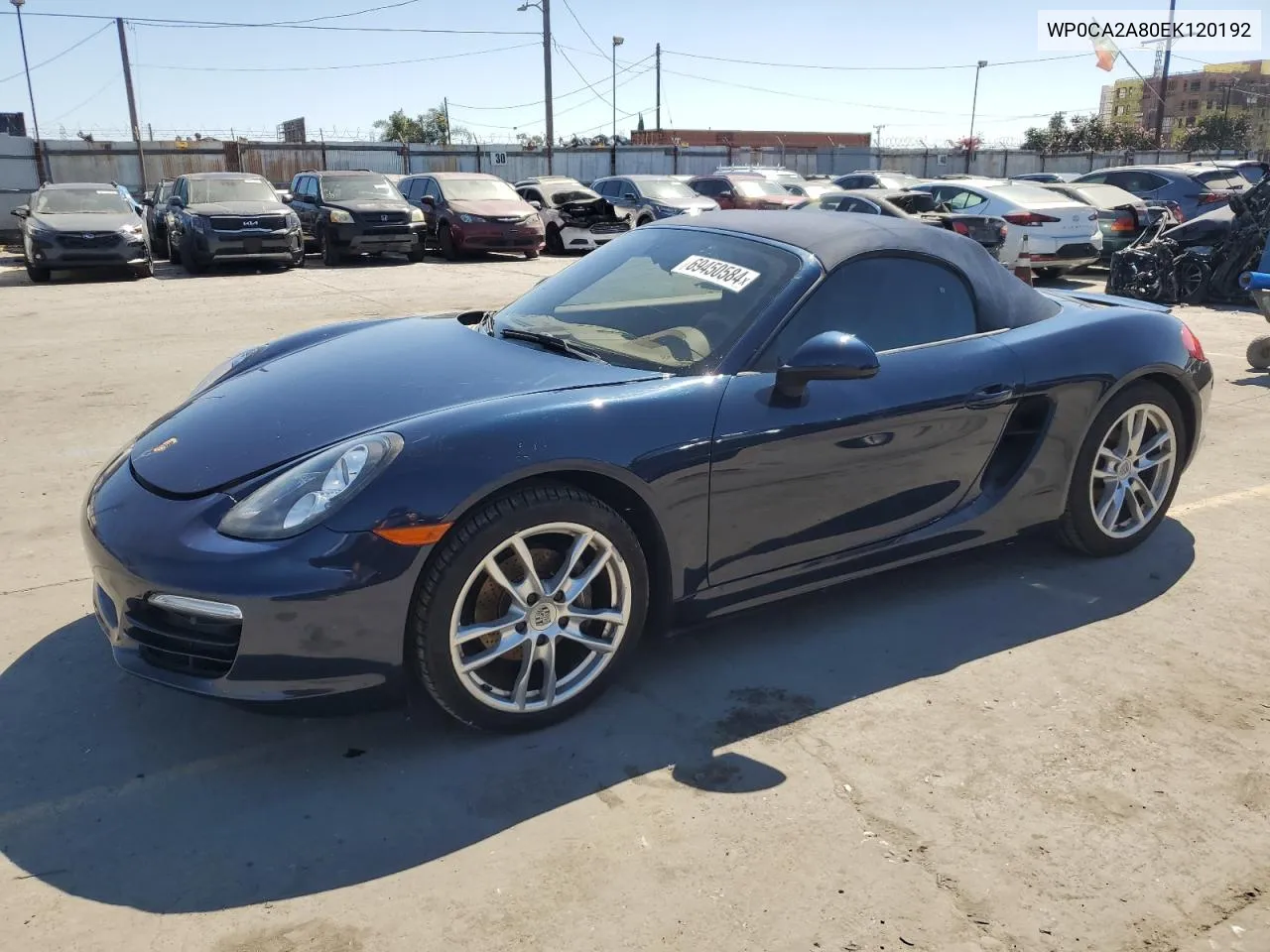 WP0CA2A80EK120192 2014 Porsche Boxster