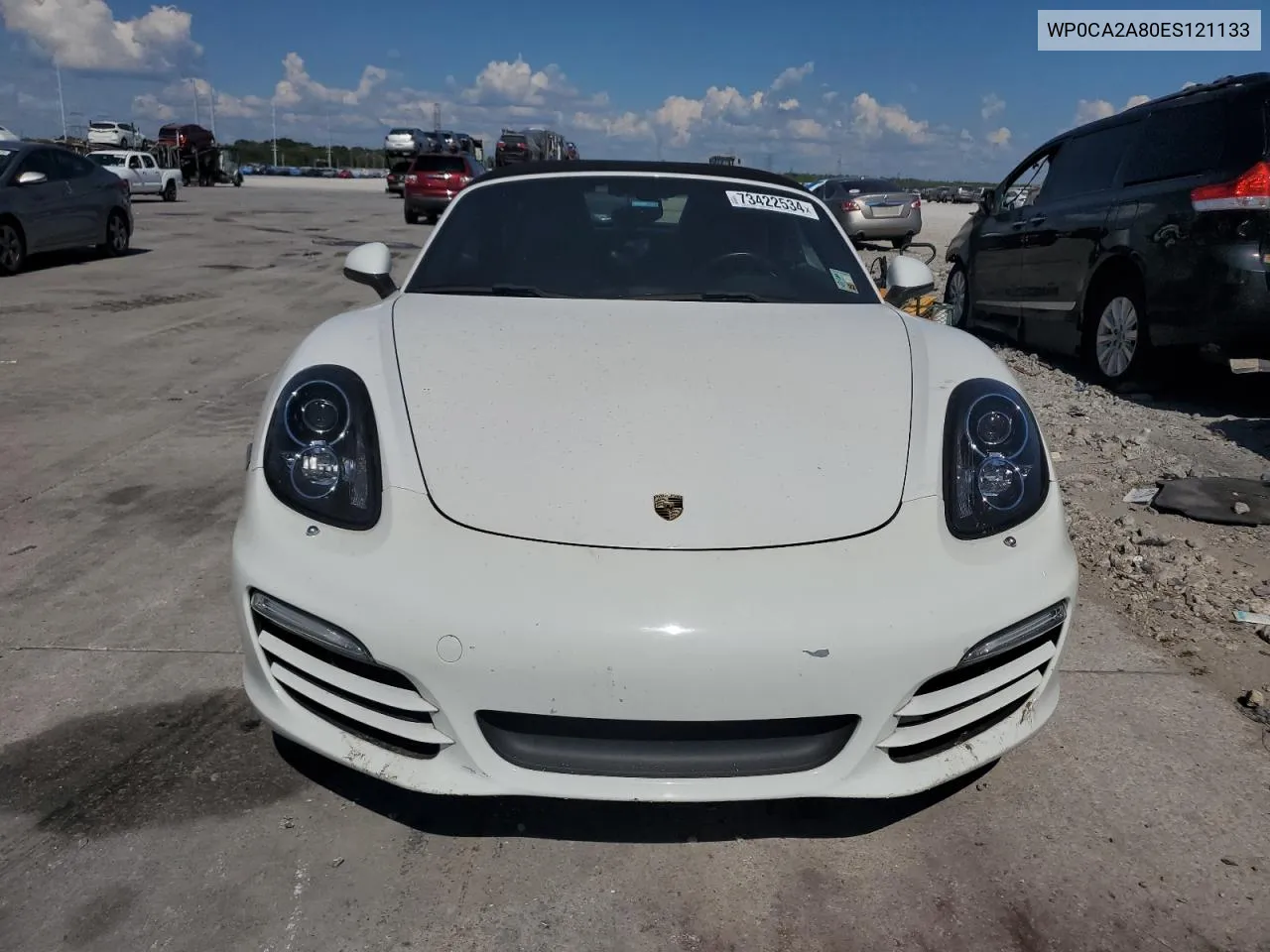 2014 Porsche Boxster VIN: WP0CA2A80ES121133 Lot: 73422534