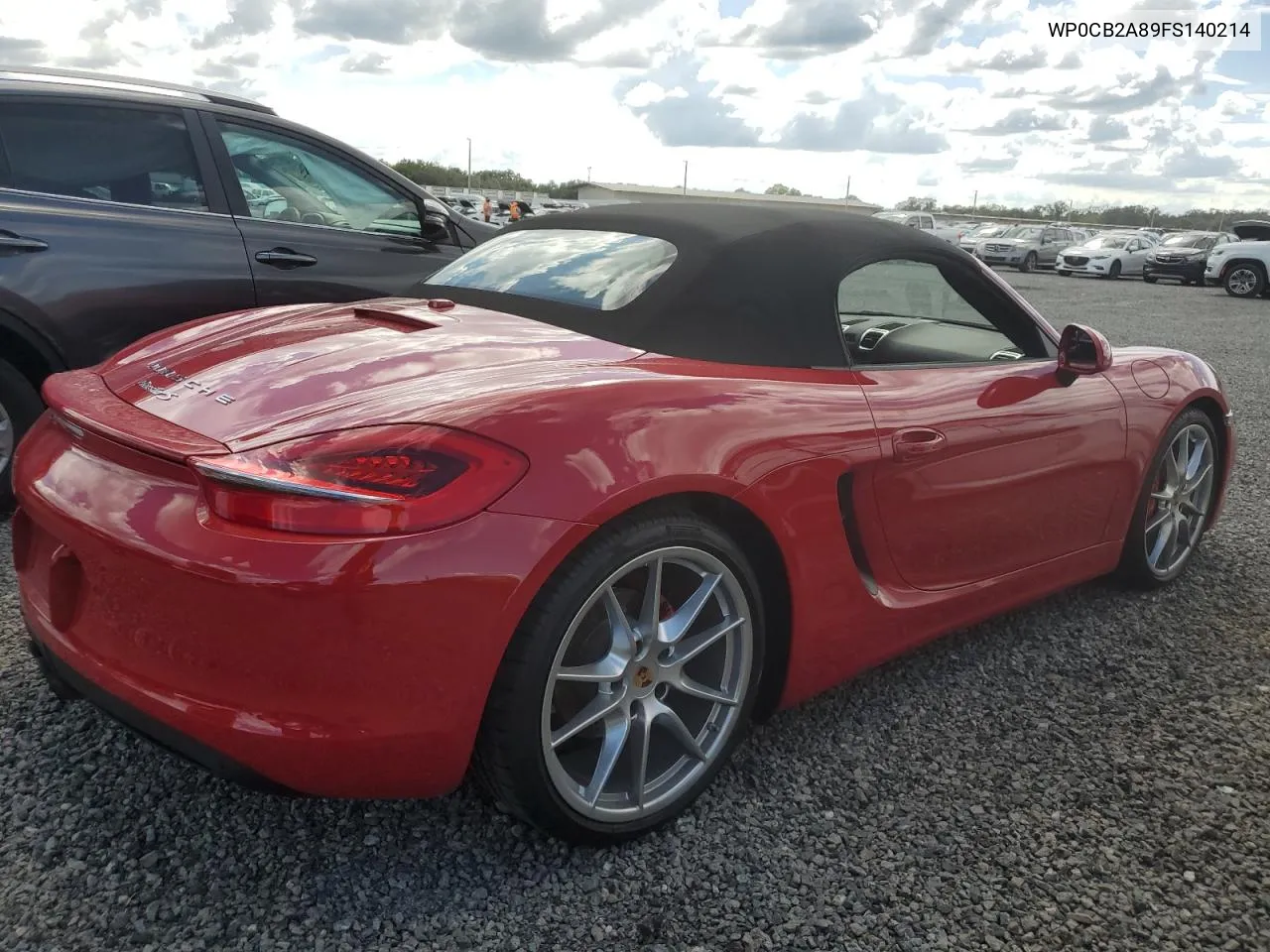 2015 Porsche Boxster S VIN: WP0CB2A89FS140214 Lot: 74139754