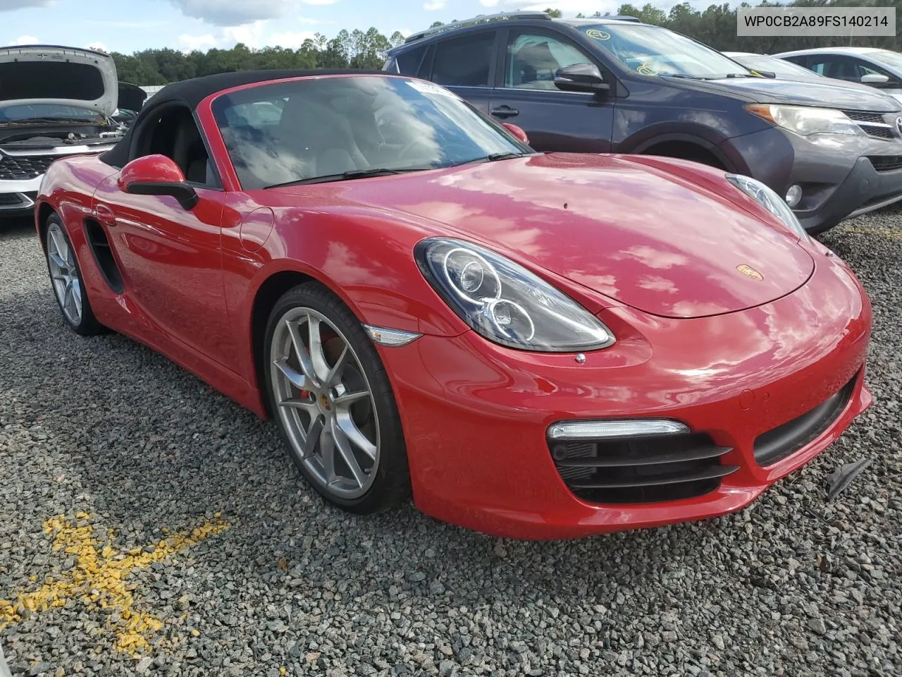 2015 Porsche Boxster S VIN: WP0CB2A89FS140214 Lot: 74139754