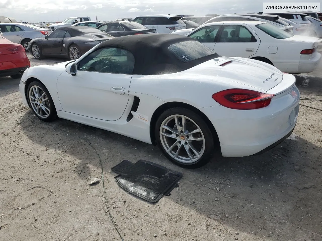 2015 Porsche Boxster VIN: WP0CA2A82FK110152 Lot: 76667714