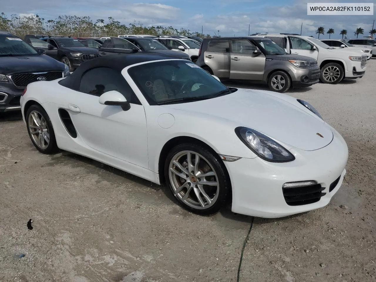 2015 Porsche Boxster VIN: WP0CA2A82FK110152 Lot: 76667714