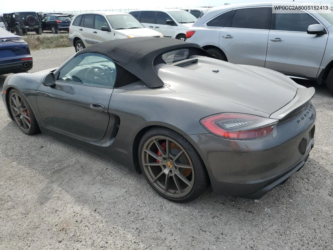 WP0CC2A80GS152413 2016 Porsche Boxster Spyder