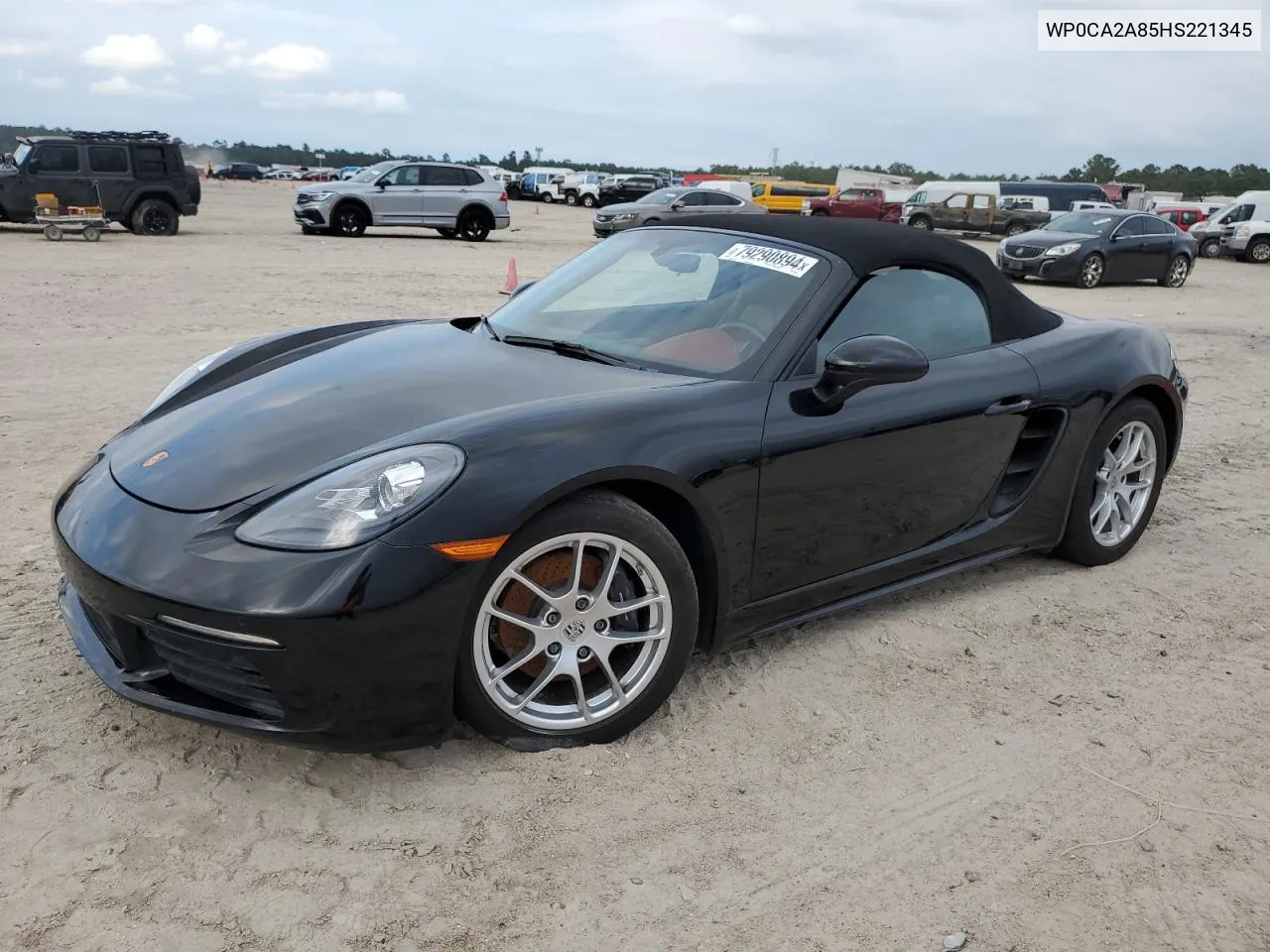 2017 Porsche Boxster VIN: WP0CA2A85HS221345 Lot: 79290894