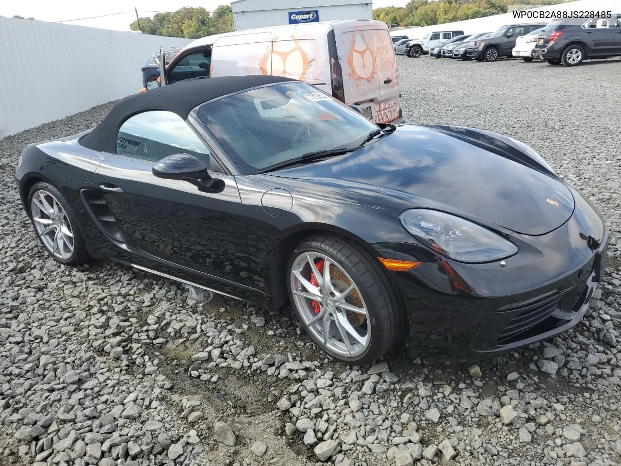 2018 Porsche Boxster S VIN: WP0CB2A88JS228485 Lot: 73156534