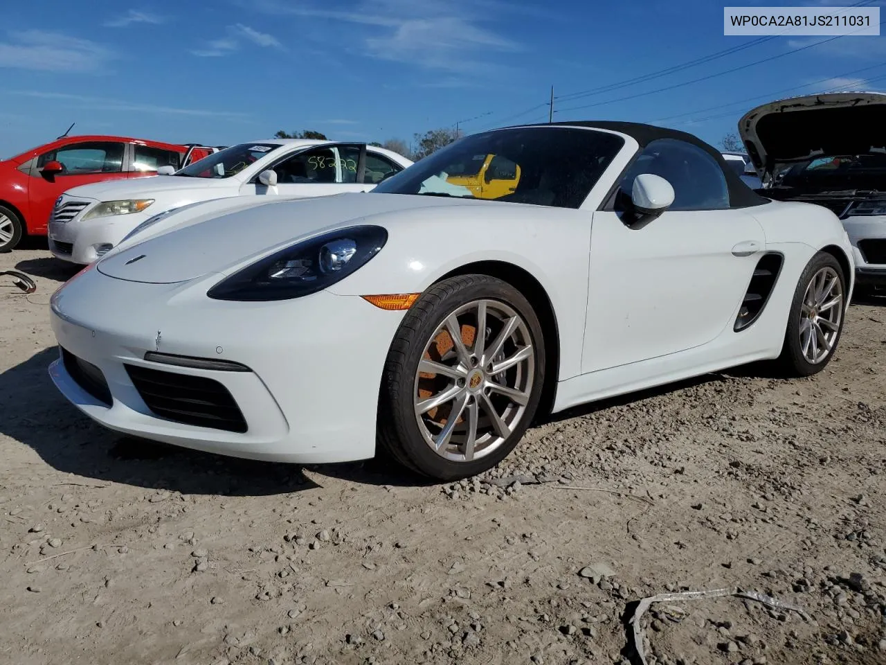 2018 Porsche Boxster VIN: WP0CA2A81JS211031 Lot: 77538004