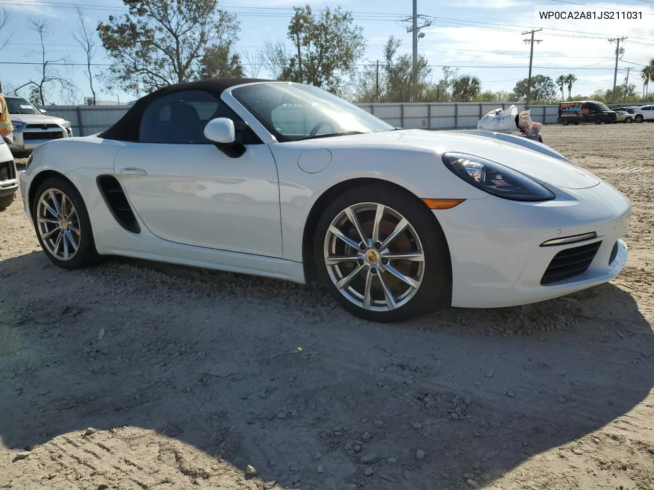 WP0CA2A81JS211031 2018 Porsche Boxster