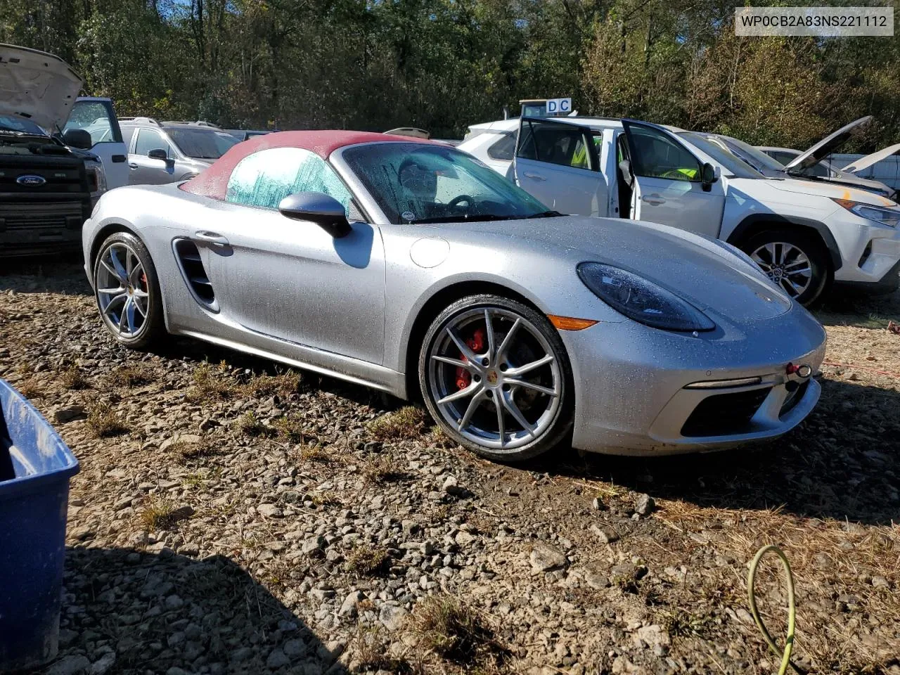 WP0CB2A83NS221112 2022 Porsche Boxster S