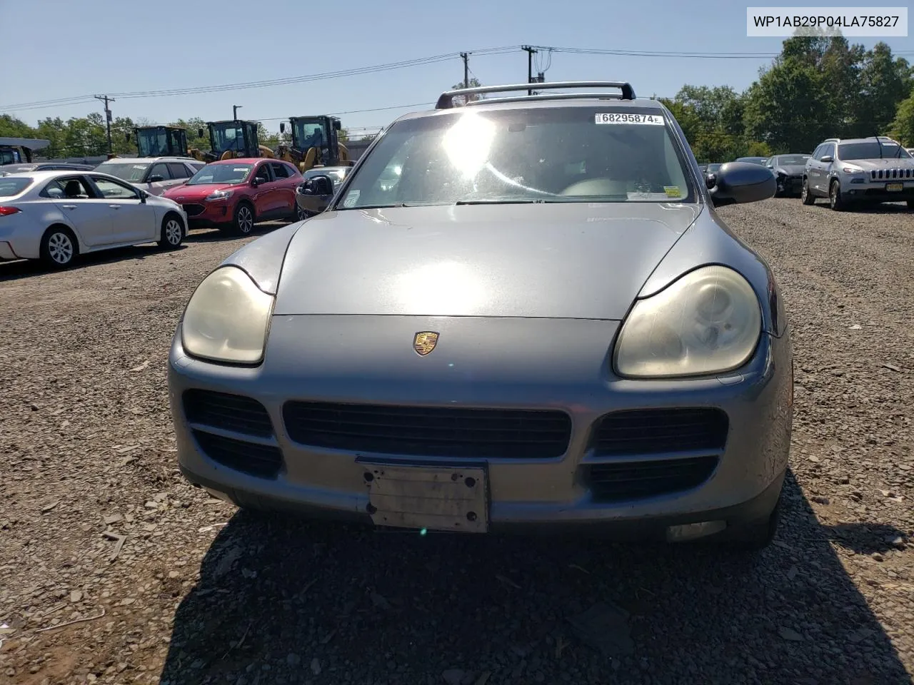 2004 Porsche Cayenne S VIN: WP1AB29P04LA75827 Lot: 68295874