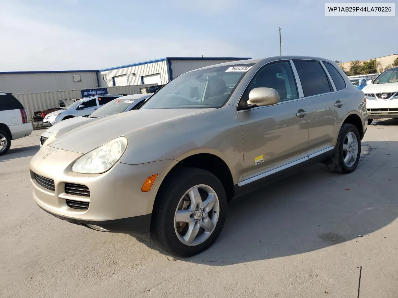 2004 Porsche Cayenne S VIN: WP1AB29P44LA70226 Lot: 76054634