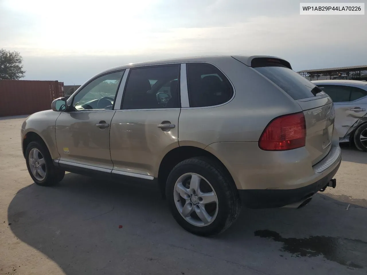 2004 Porsche Cayenne S VIN: WP1AB29P44LA70226 Lot: 76054634