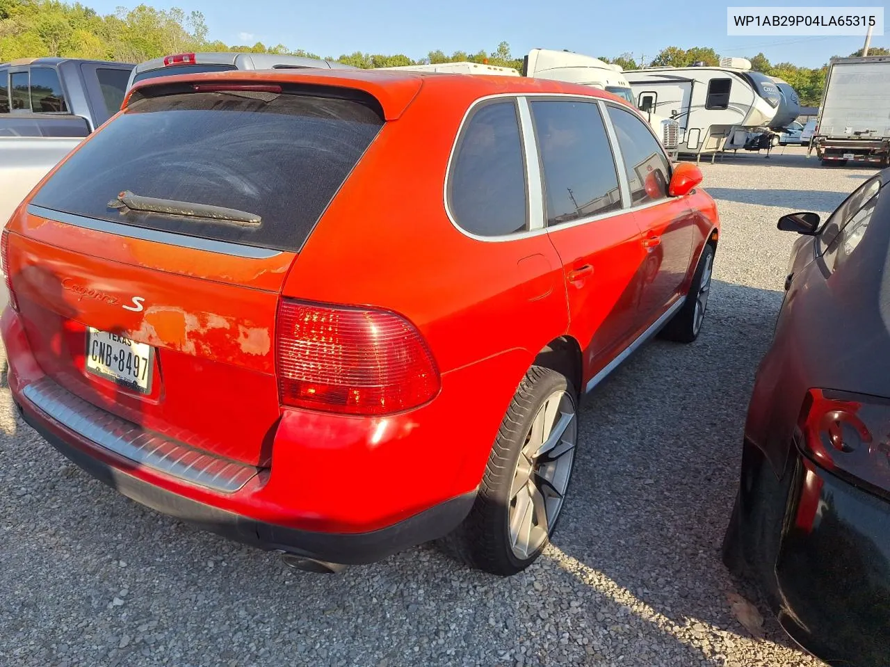 2004 Porsche Cayenne S VIN: WP1AB29P04LA65315 Lot: 76251184