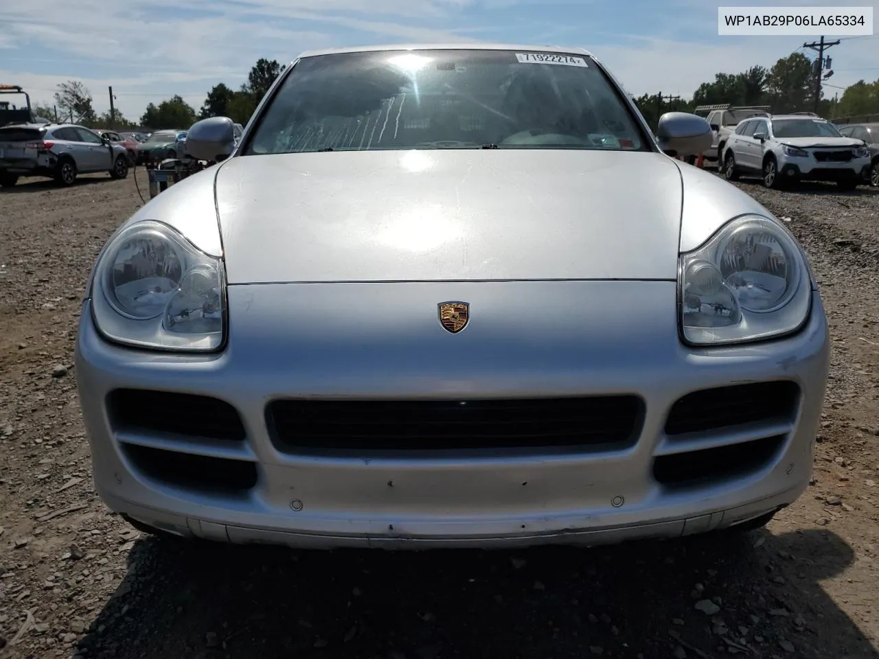 2006 Porsche Cayenne S VIN: WP1AB29P06LA65334 Lot: 71922274