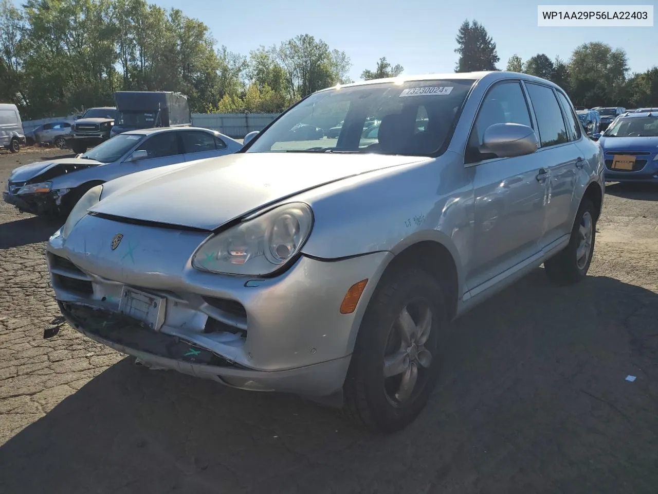 2006 Porsche Cayenne VIN: WP1AA29P56LA22403 Lot: 73230024