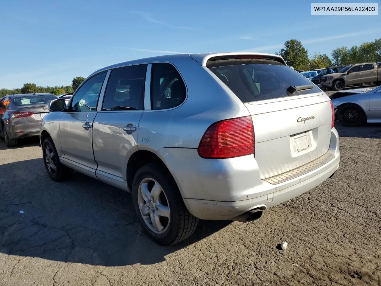 2006 Porsche Cayenne VIN: WP1AA29P56LA22403 Lot: 73230024