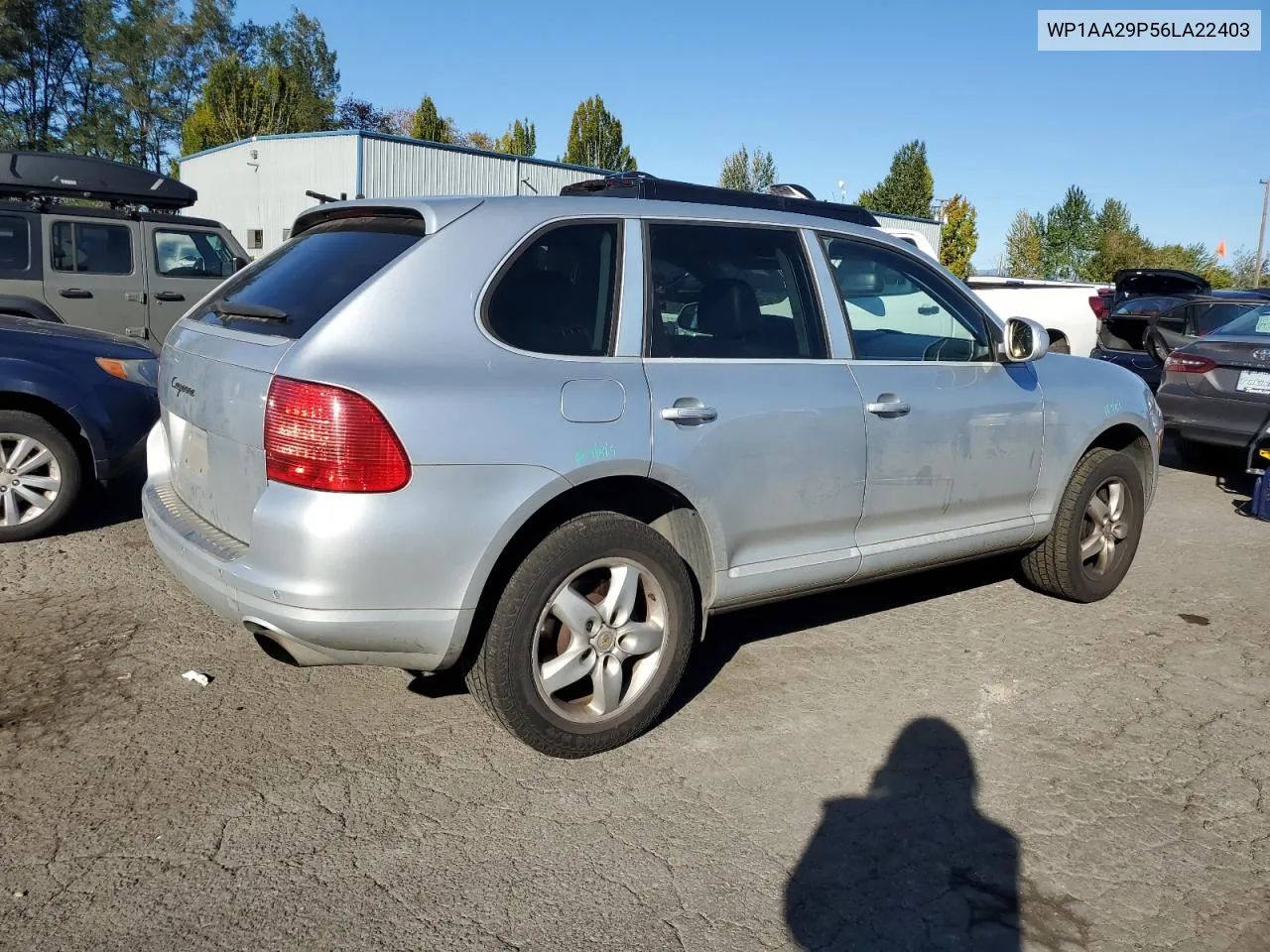 2006 Porsche Cayenne VIN: WP1AA29P56LA22403 Lot: 73230024