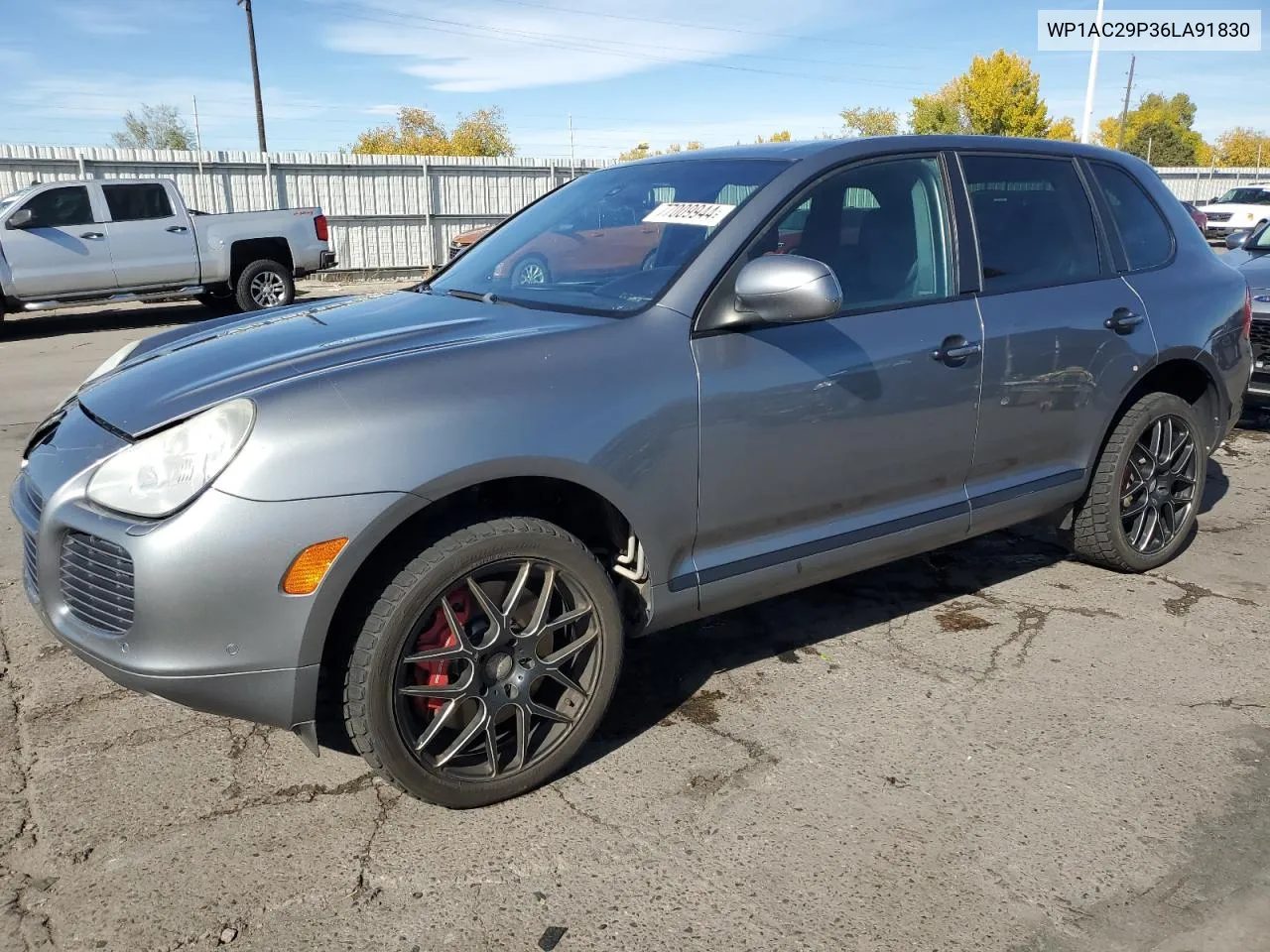 2006 Porsche Cayenne Turbo VIN: WP1AC29P36LA91830 Lot: 77009944