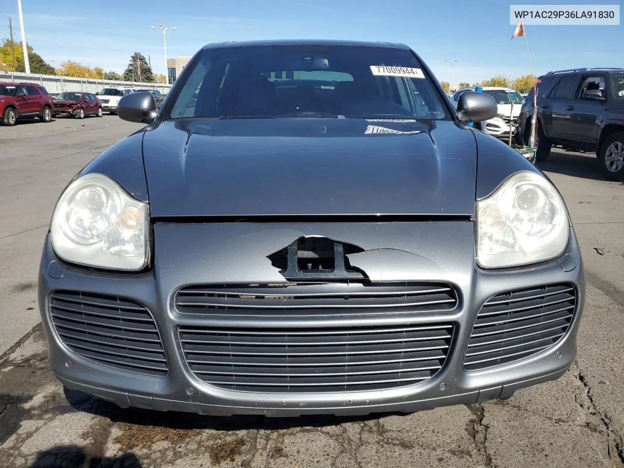 2006 Porsche Cayenne Turbo VIN: WP1AC29P36LA91830 Lot: 77009944