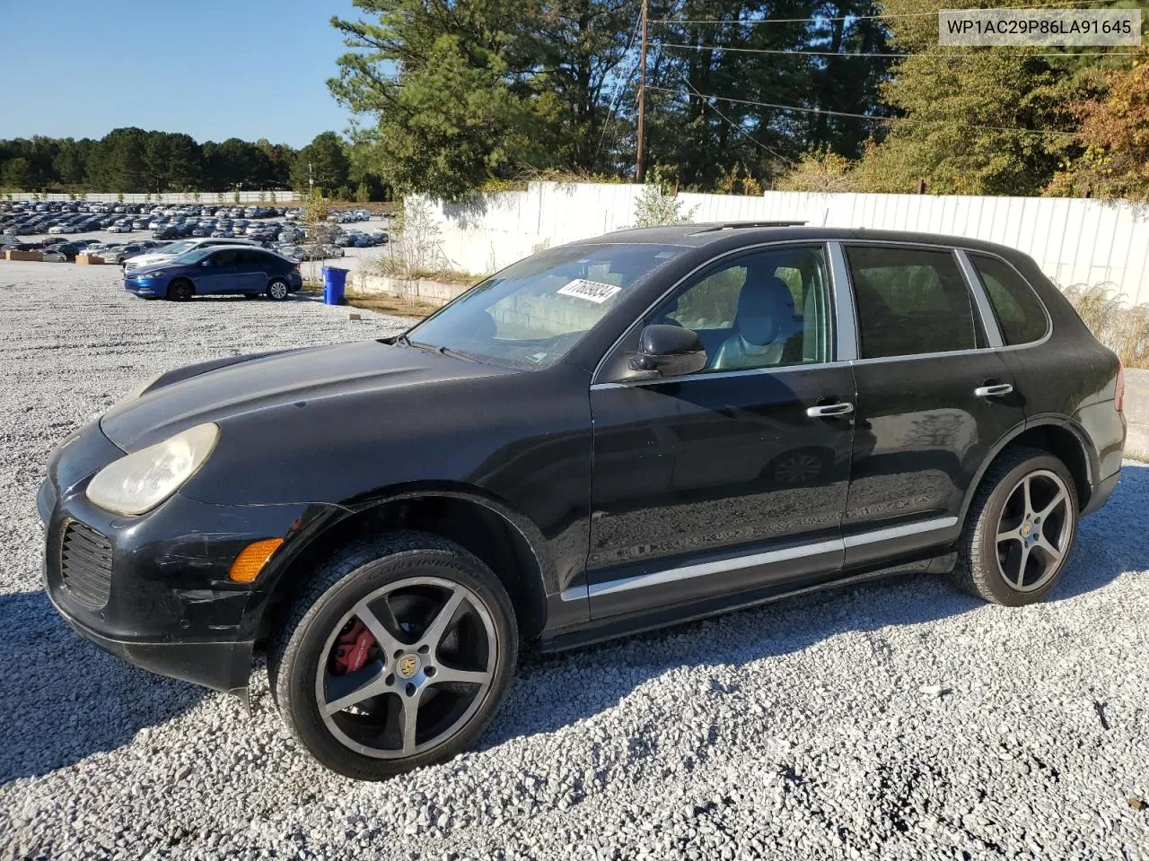 2006 Porsche Cayenne Turbo VIN: WP1AC29P86LA91645 Lot: 77609834