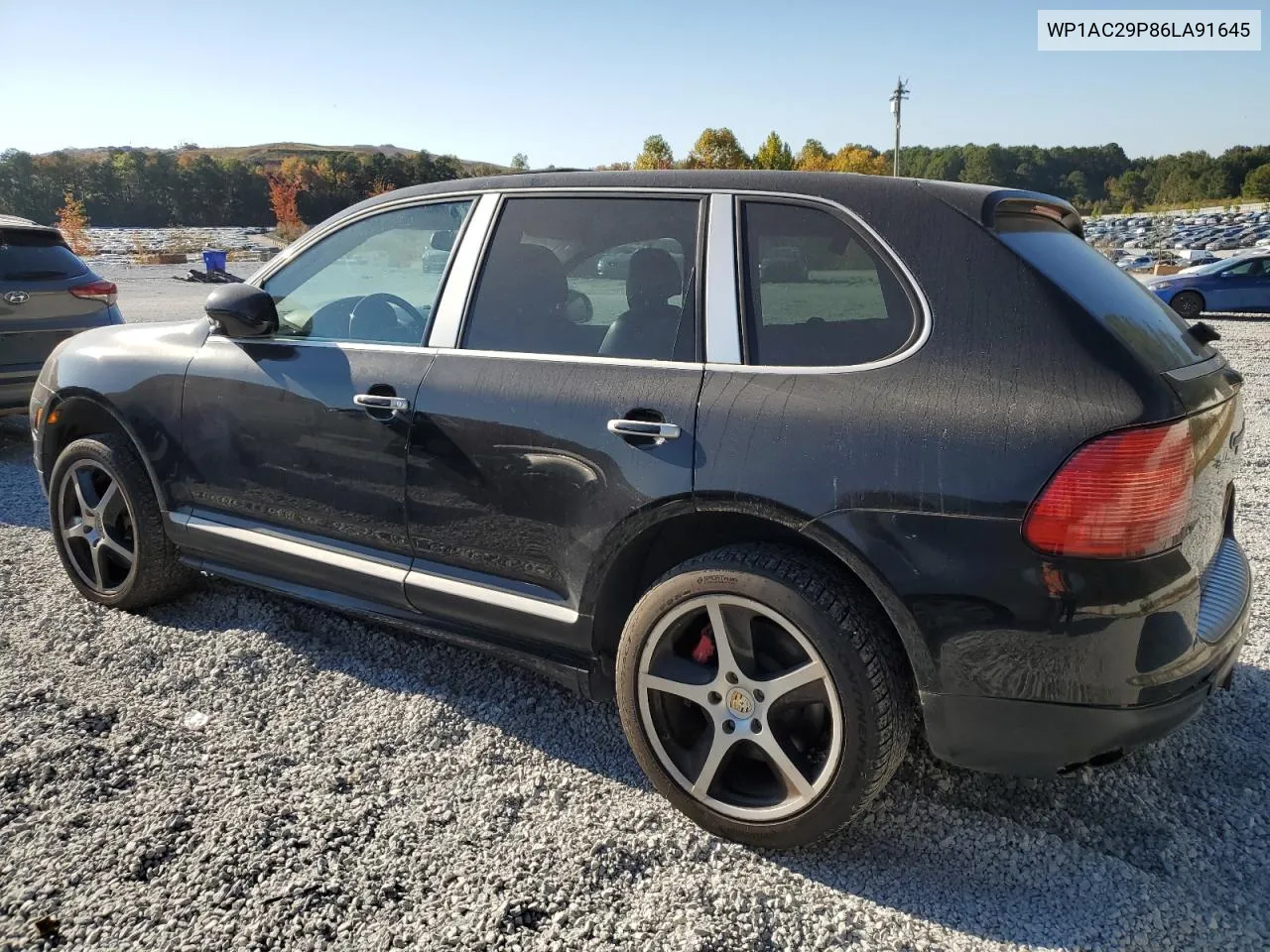 2006 Porsche Cayenne Turbo VIN: WP1AC29P86LA91645 Lot: 77609834