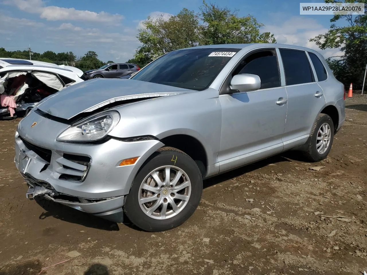 2008 Porsche Cayenne VIN: WP1AA29P28LA20076 Lot: 74574434