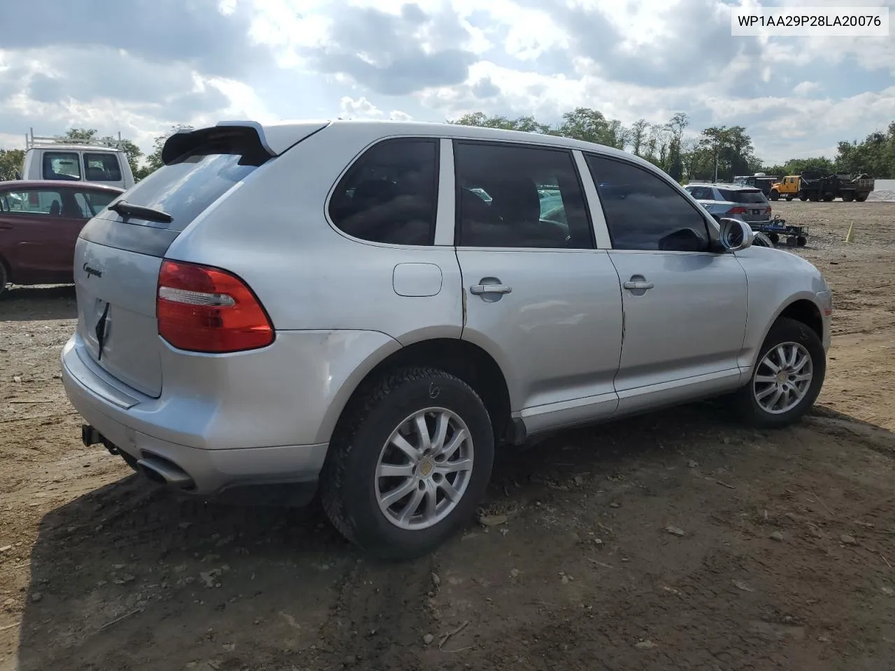 2008 Porsche Cayenne VIN: WP1AA29P28LA20076 Lot: 74574434