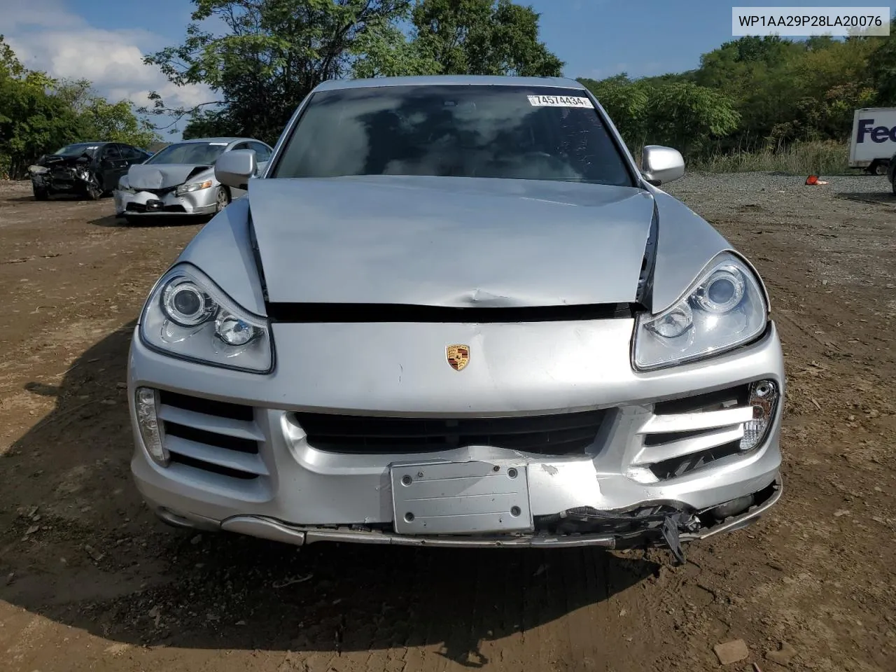 2008 Porsche Cayenne VIN: WP1AA29P28LA20076 Lot: 74574434