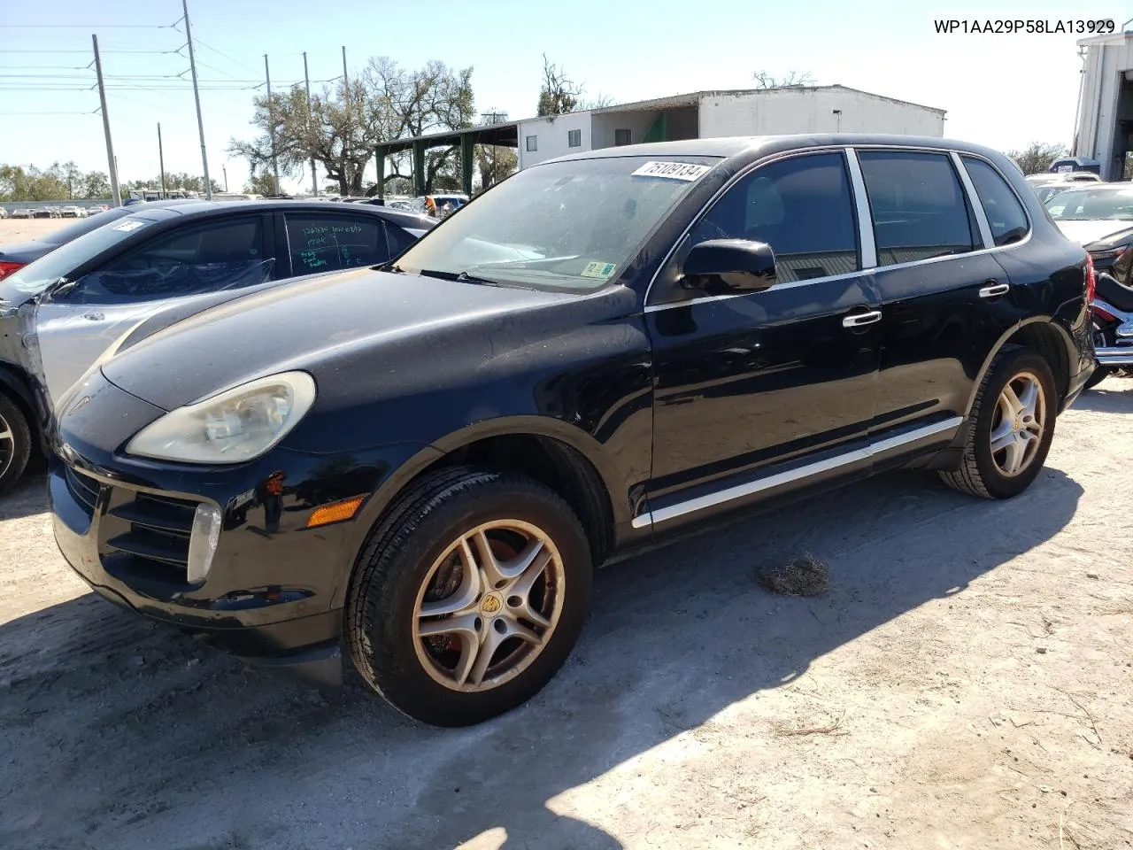 2008 Porsche Cayenne VIN: WP1AA29P58LA13929 Lot: 75109134