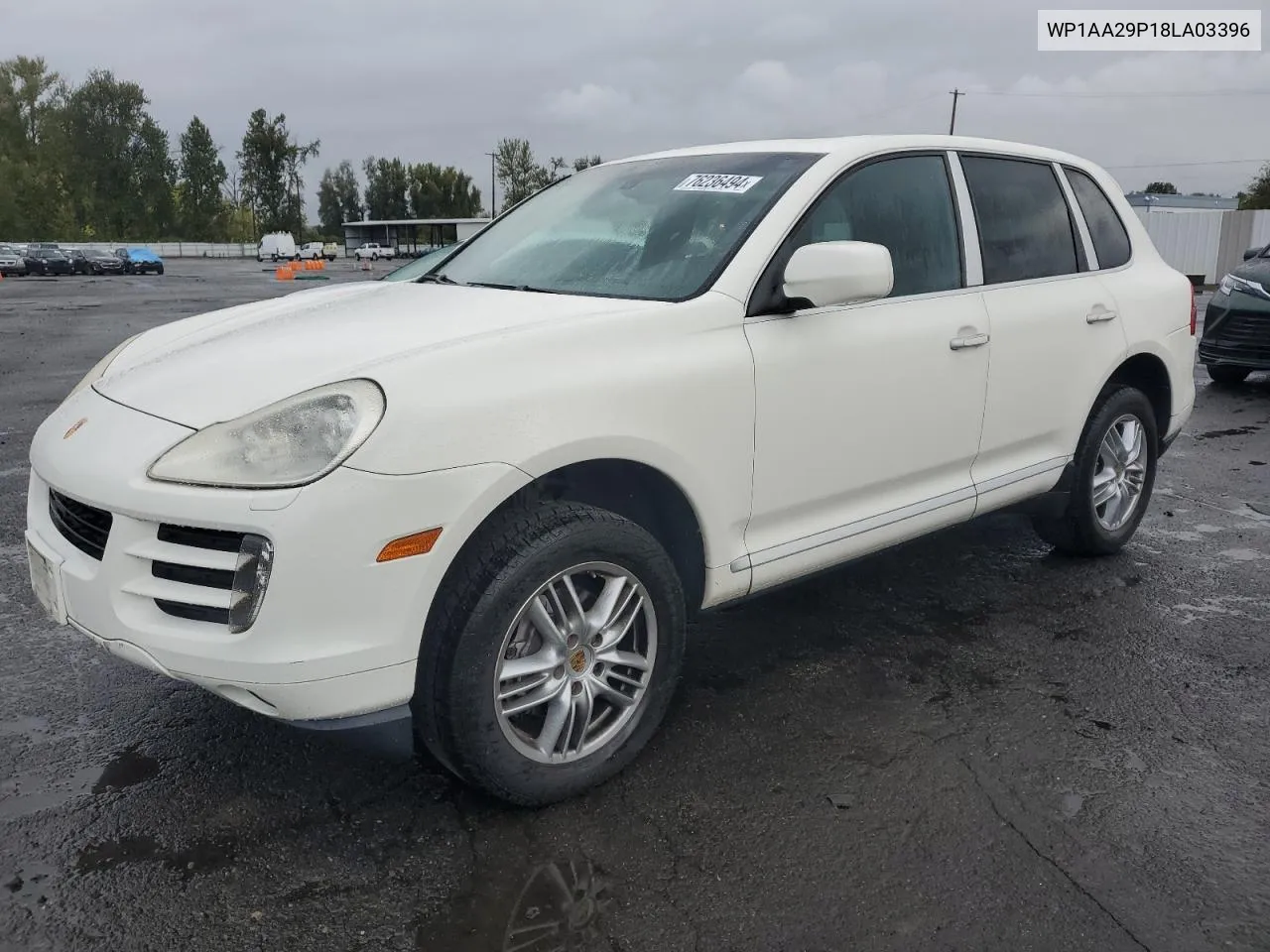 2008 Porsche Cayenne VIN: WP1AA29P18LA03396 Lot: 76236494