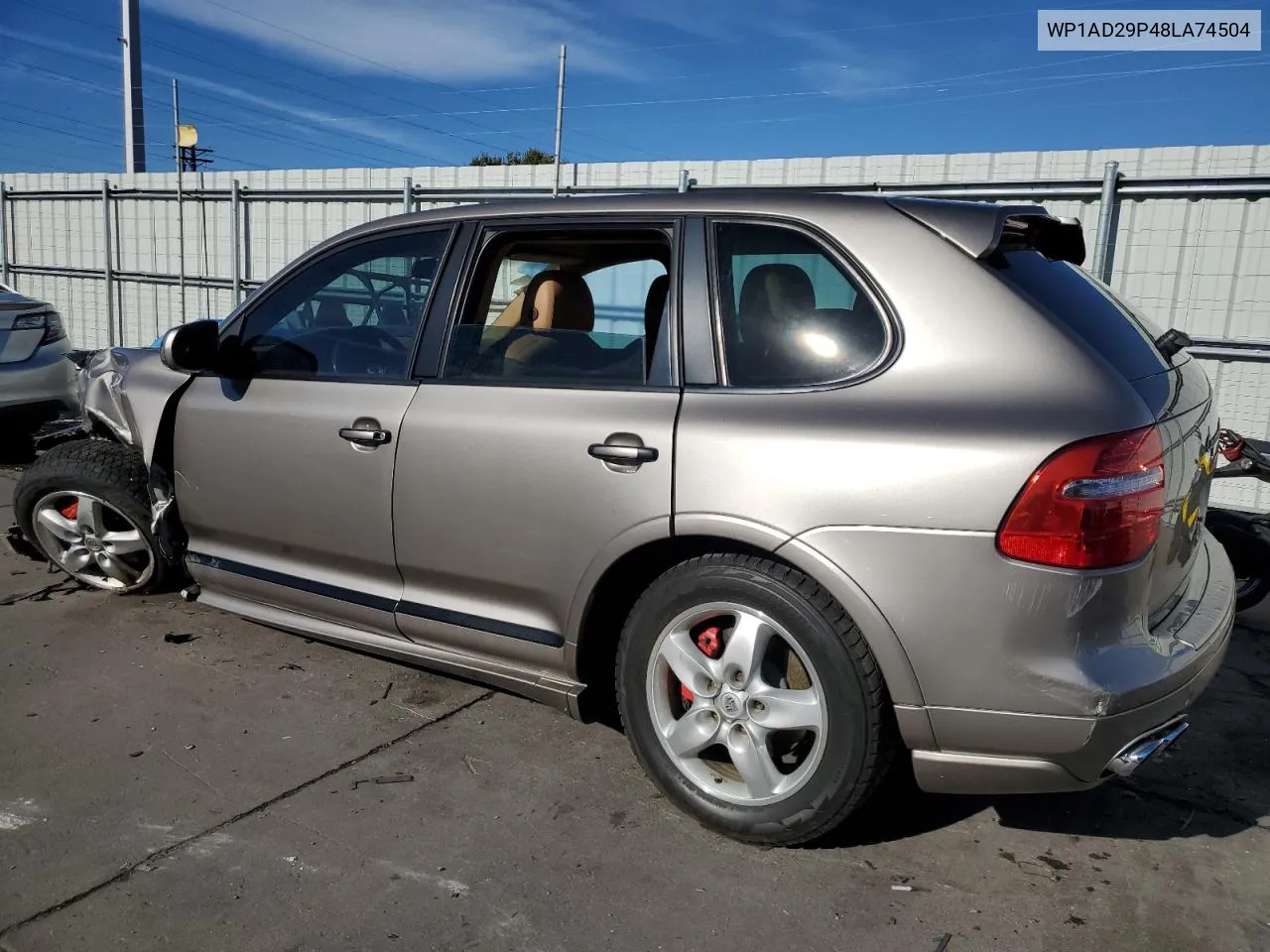 2008 Porsche Cayenne Gts VIN: WP1AD29P48LA74504 Lot: 76355594