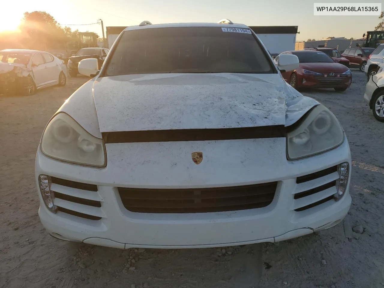 2008 Porsche Cayenne VIN: WP1AA29P68LA15365 Lot: 77981194