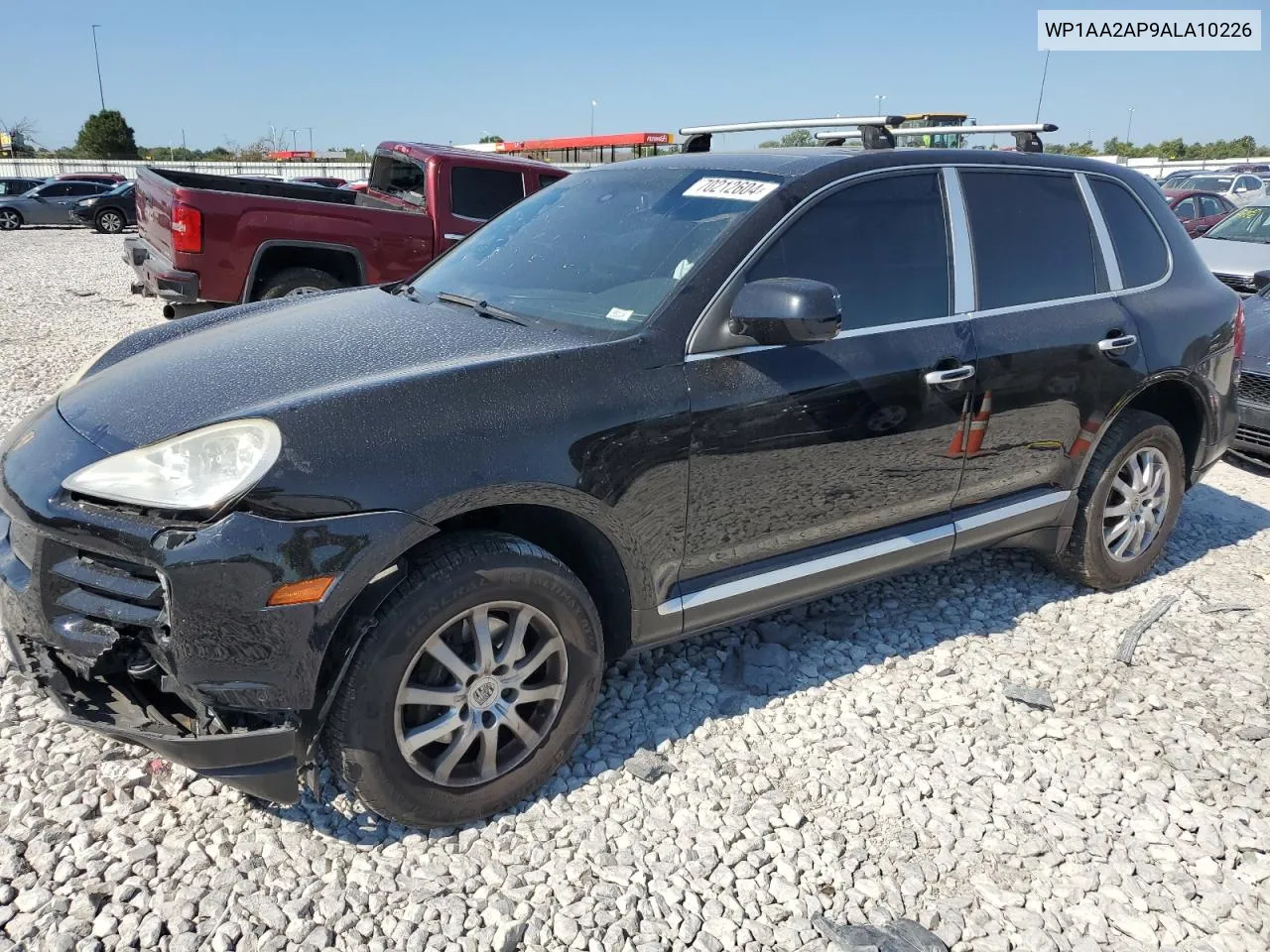 2010 Porsche Cayenne VIN: WP1AA2AP9ALA10226 Lot: 70212604