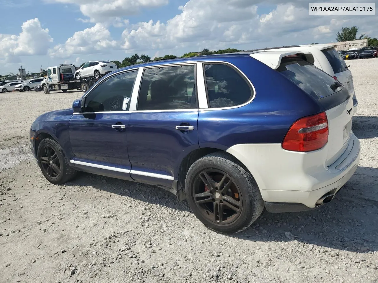 2010 Porsche Cayenne VIN: WP1AA2AP7ALA10175 Lot: 71594954