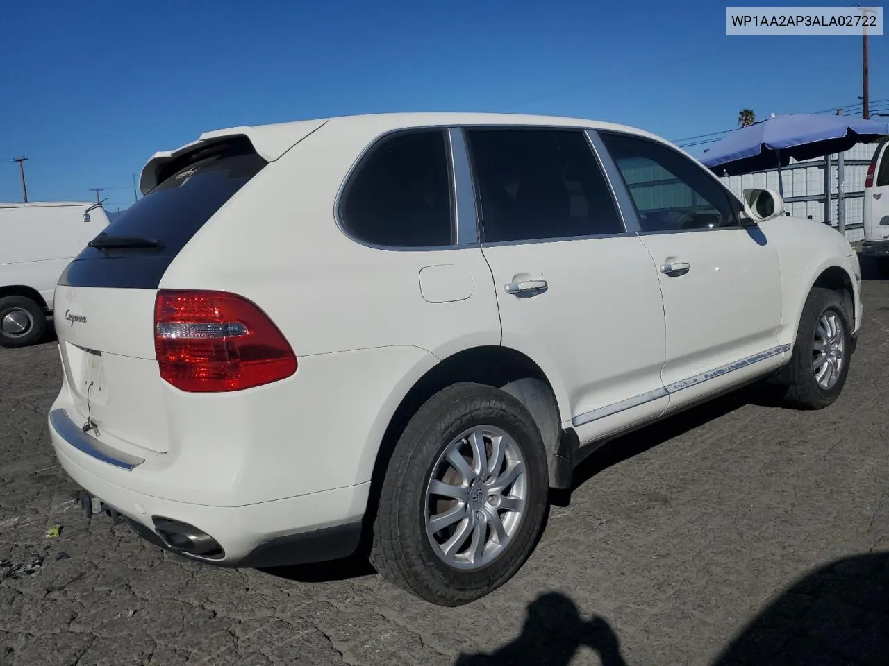 2010 Porsche Cayenne VIN: WP1AA2AP3ALA02722 Lot: 79955634