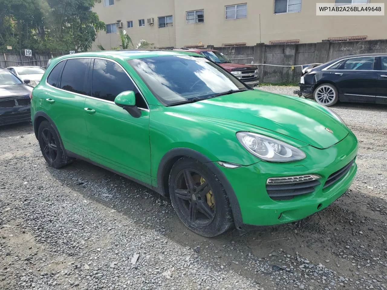 2011 Porsche Cayenne S VIN: WP1AB2A26BLA49648 Lot: 68693184