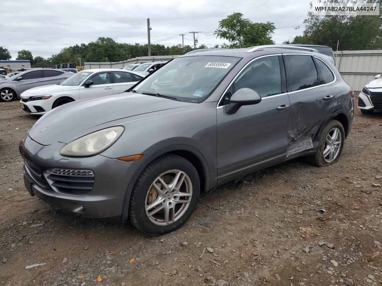 2011 Porsche Cayenne S VIN: WP1AB2A27BLA44247 Lot: 68938954