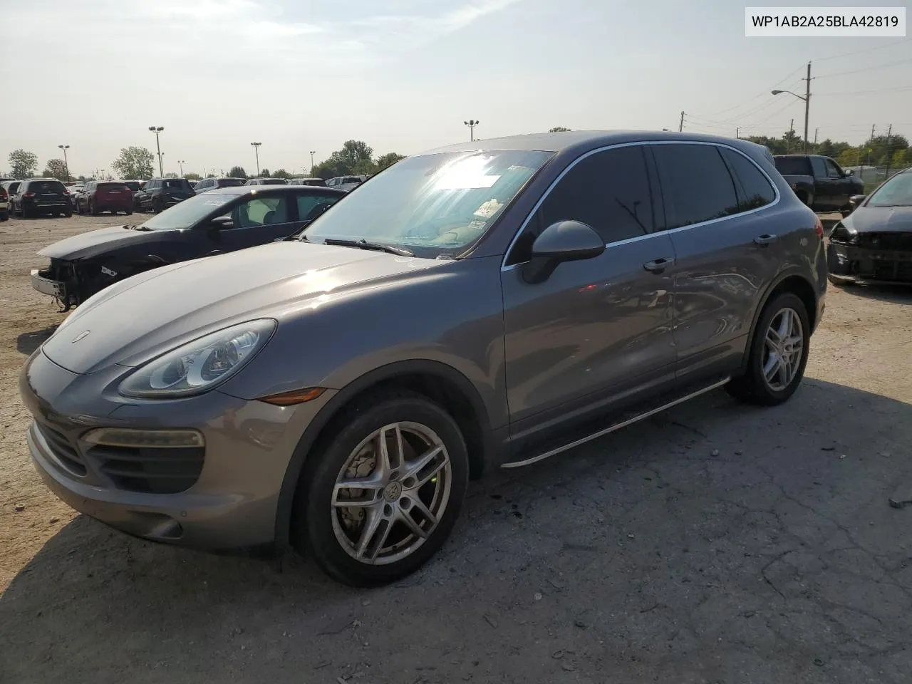 2011 Porsche Cayenne S VIN: WP1AB2A25BLA42819 Lot: 69064044