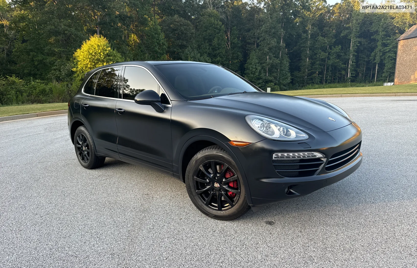 2011 Porsche Cayenne VIN: WP1AA2A21BLA03471 Lot: 69123254