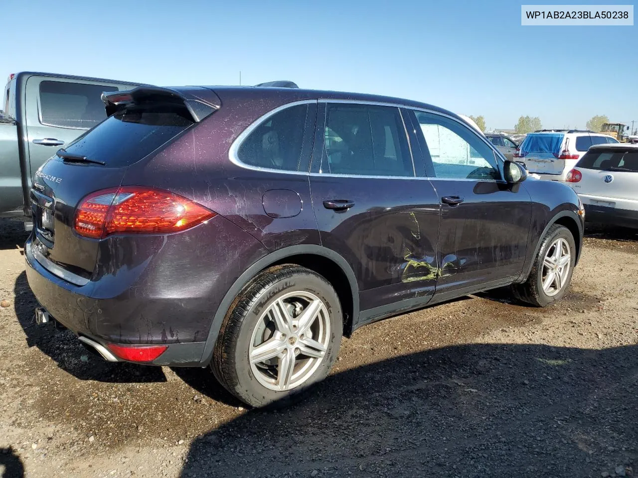 2011 Porsche Cayenne S VIN: WP1AB2A23BLA50238 Lot: 71626994