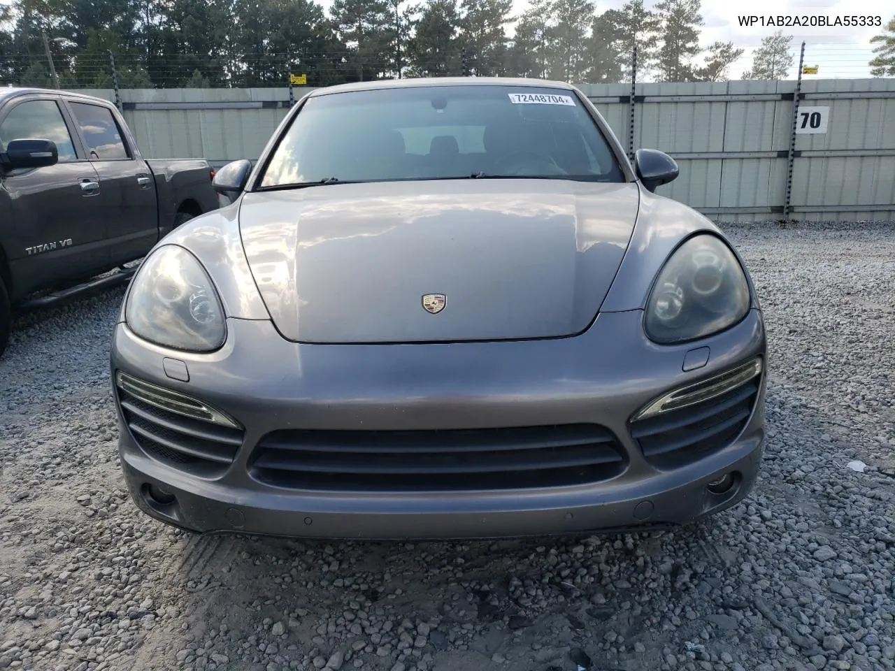 2011 Porsche Cayenne S VIN: WP1AB2A20BLA55333 Lot: 72448704