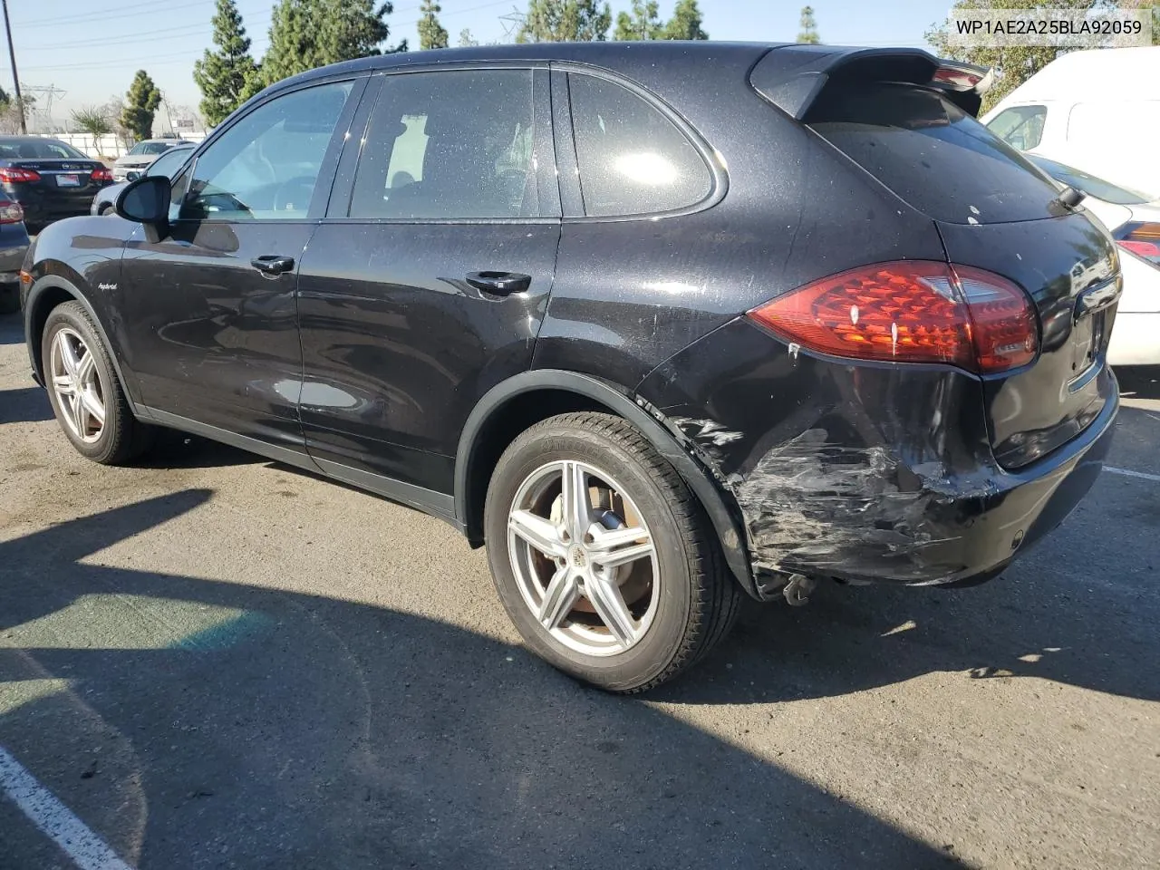 2011 Porsche Cayenne S Hybrid VIN: WP1AE2A25BLA92059 Lot: 74096924