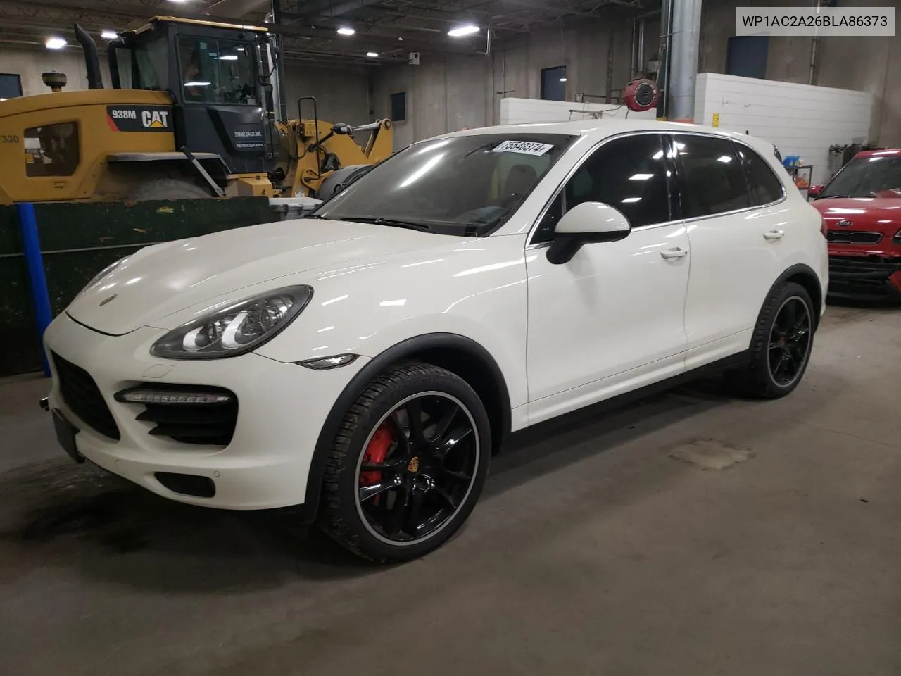 2011 Porsche Cayenne Turbo VIN: WP1AC2A26BLA86373 Lot: 75540374